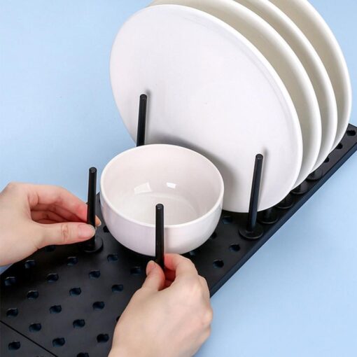 Drawer Retractable Tableware Rack