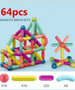 Educational Magnetic Sticks and Balls Set