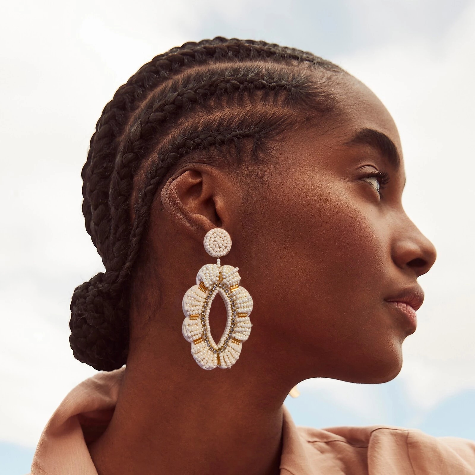 Native American Style Seed Bead Earrings