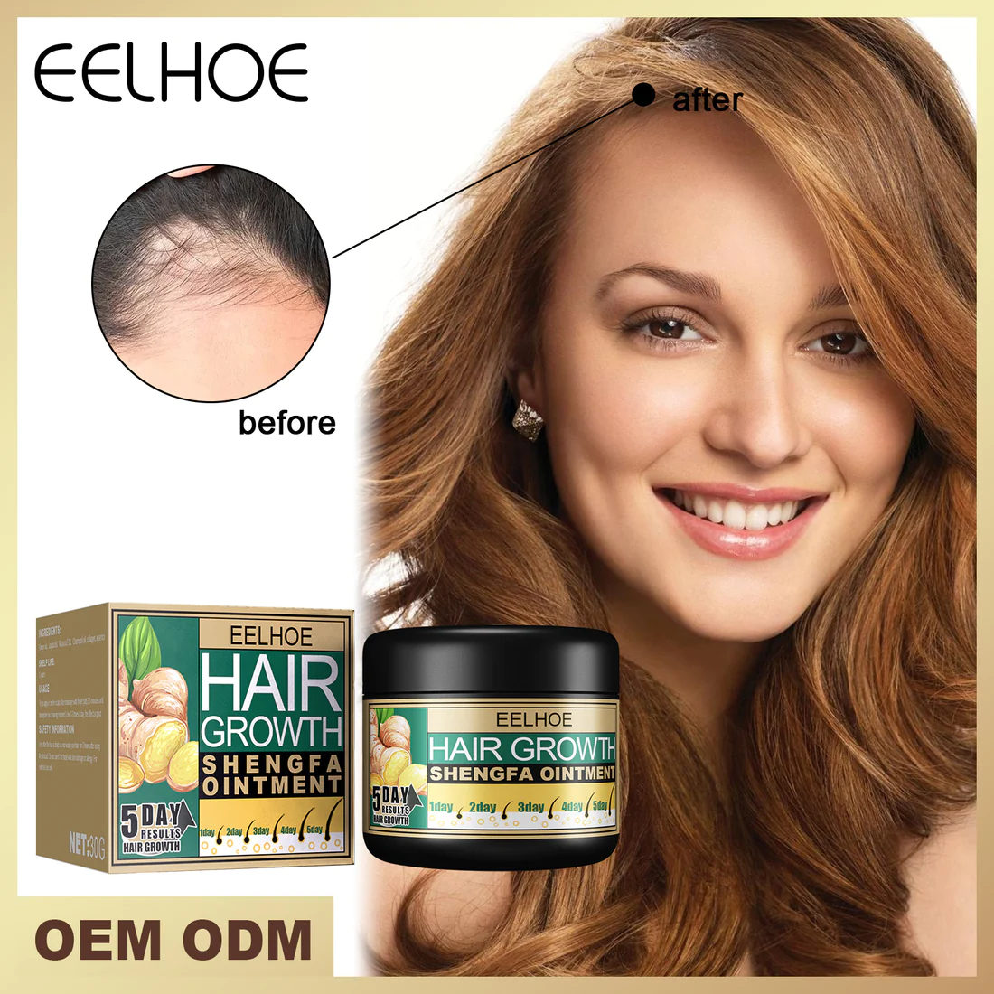 EELHOE Hair Boost Ginger Cream