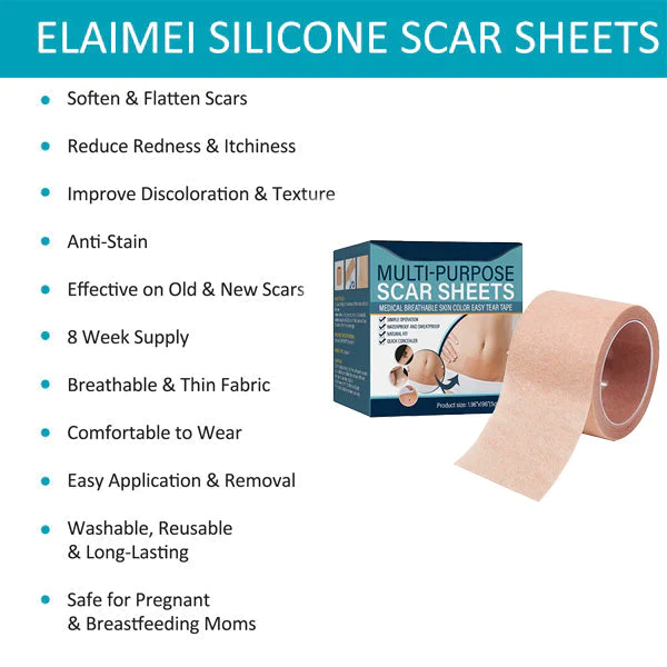 ELAIMEI Medical Soft Silicone Gel Tape