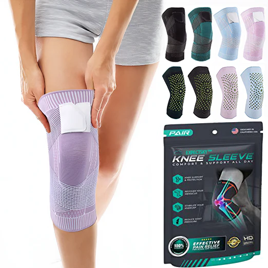 EXPECTSKY Ice slik Tourmaline Breathable and sweat-absorbent Shaping Knee Sleeve