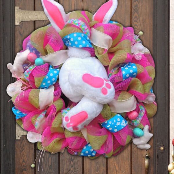 Easter Funny Bunny Door Ornament