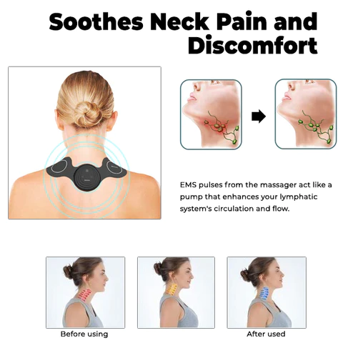 EMS LymphUnclog Neck Smoothing Massager