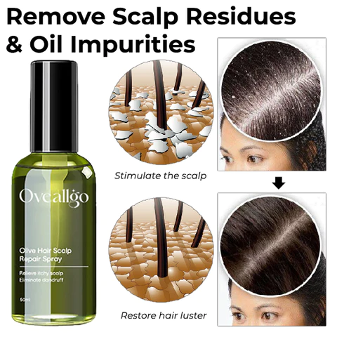 Oveallgo Olive Hair Scalp Repair Spray