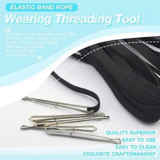 Elastic Band Rope Wearing Threading Tool