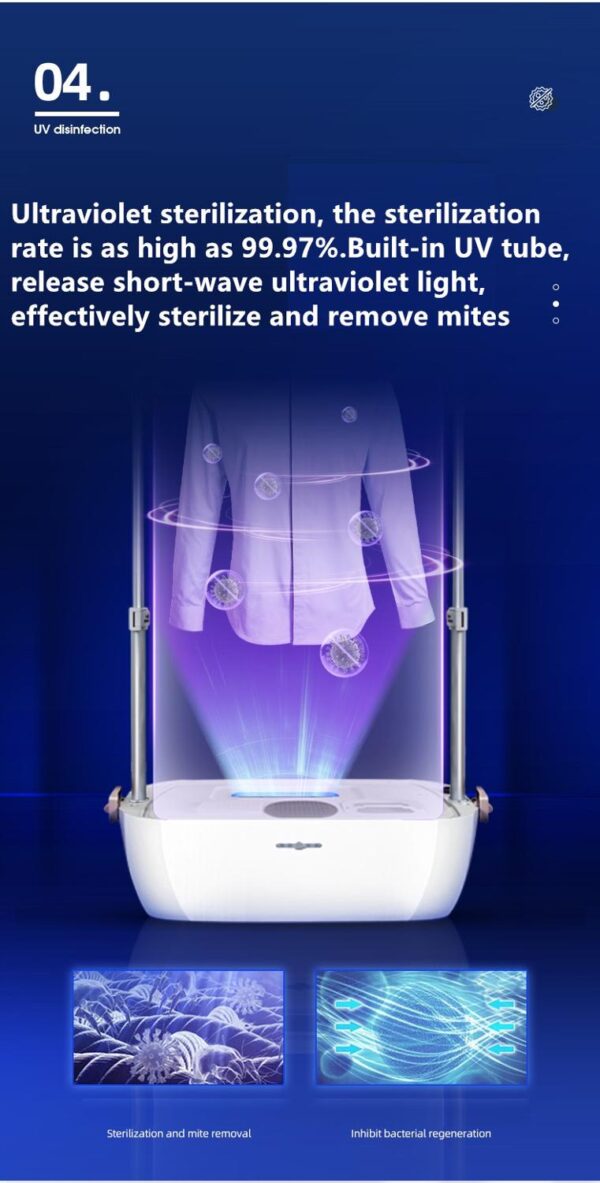 Foldable Electric Dryer Ironing Steam Machine