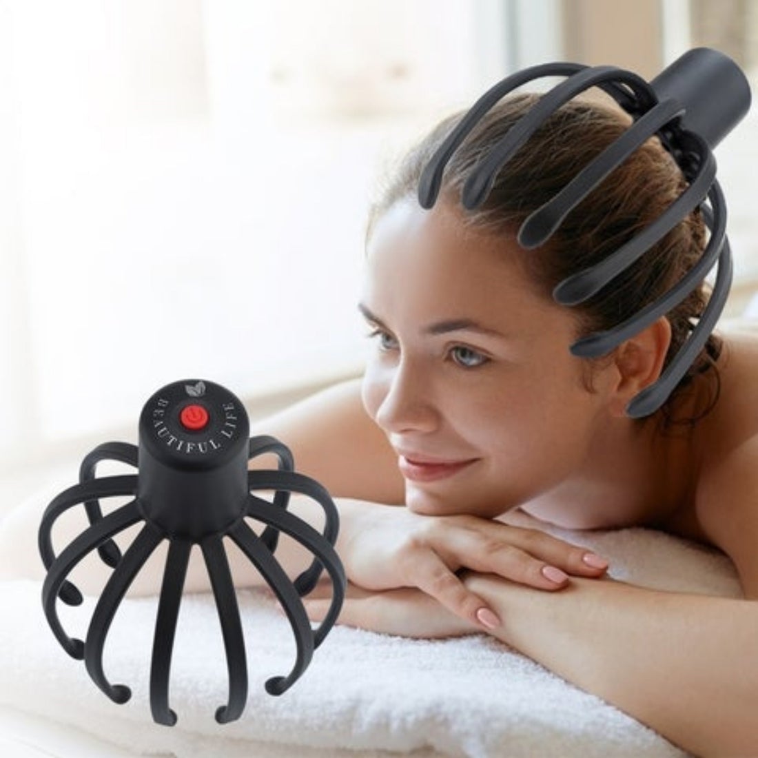 Electric Octopus Head Massager