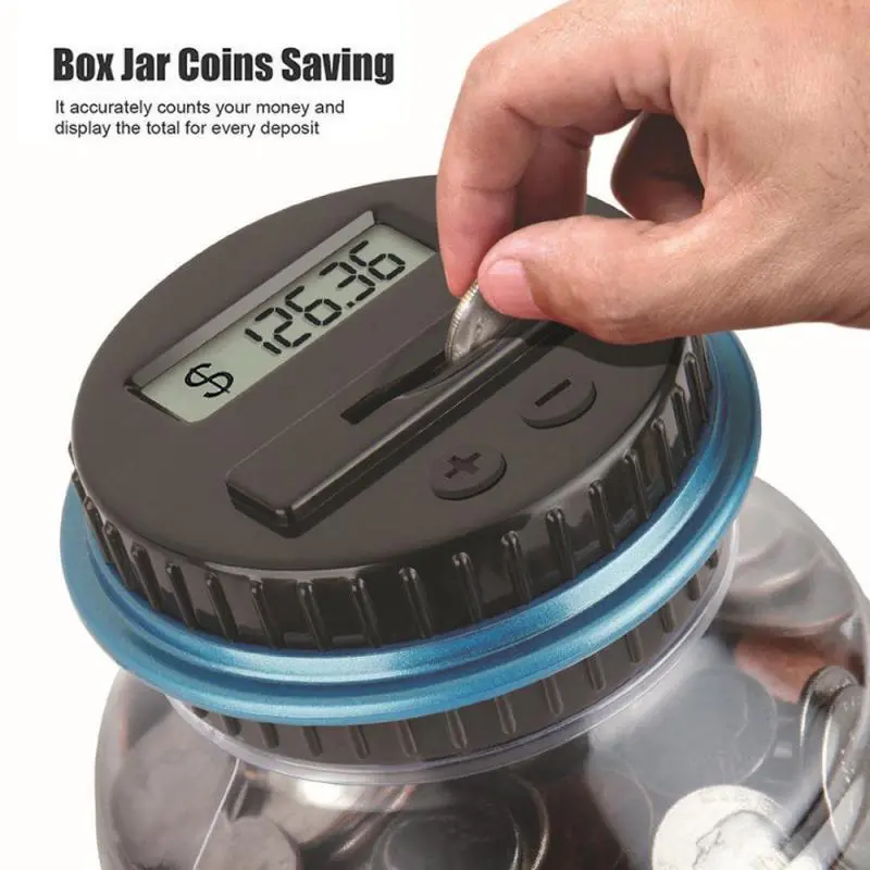 Digital Counting Coin Money Saving Box