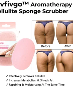 Fivfivgo Aromatherapy Cellulite Sponge Scrubber