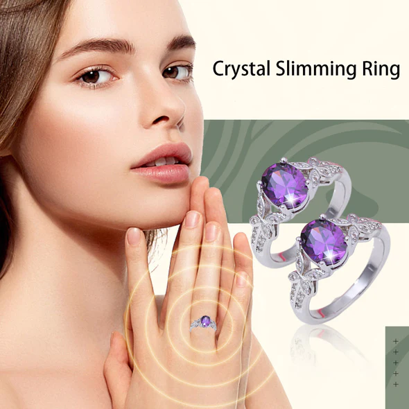 EnĂŠas Crystal-Crystal Slimming Ring