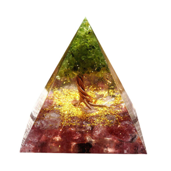 Creative Natural Crystal Universe Energy Pyramid