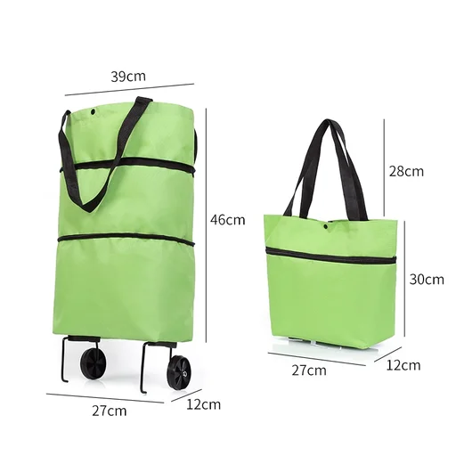 Expandable Grocery Shopping Trolley Bags