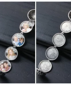 Expandable/Expanding Photo Locket (4 Photos)