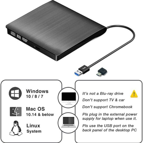 External CD DVD Drive