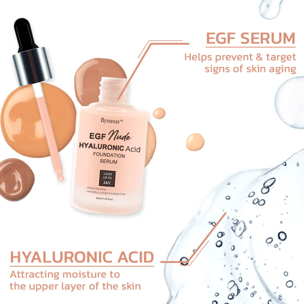 Oveallgo EGF Nude Hyaluronic Acid Foundation Serum