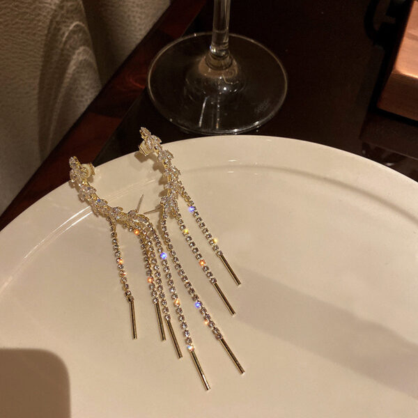 Willow Tassel Ear Cuff Earrings