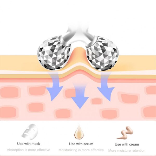 Diamond Microcurrent V Facial Massager