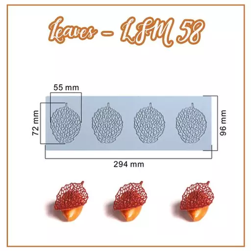 Fall-Themed Hollow Cake Decor Mold