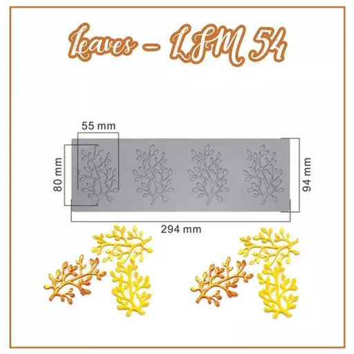 Fall-Themed Hollow Cake Decor Mold