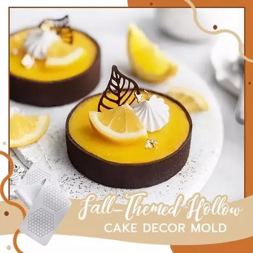 Fall-Themed Hollow Cake Decor Mold