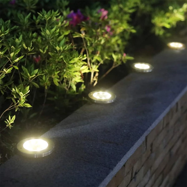 LED Solar Powered In-Ground Lights  Solar Pathway Lights