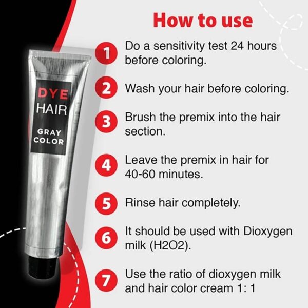 Gray Hair Dye Cream