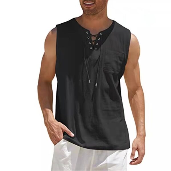 Men's Cotton Linen Tank Tops