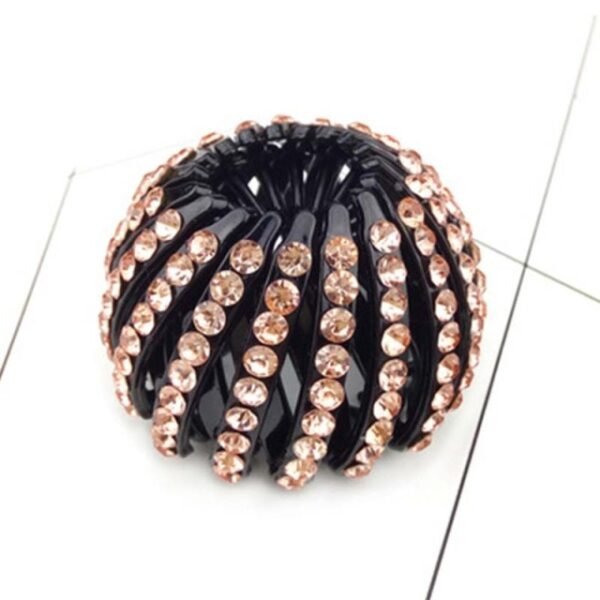 Rhinestone Bird's Nest Hairpin