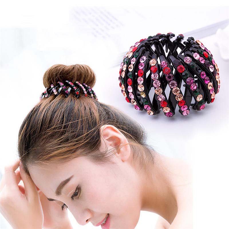 Rhinestone Bird's Nest Hairpin