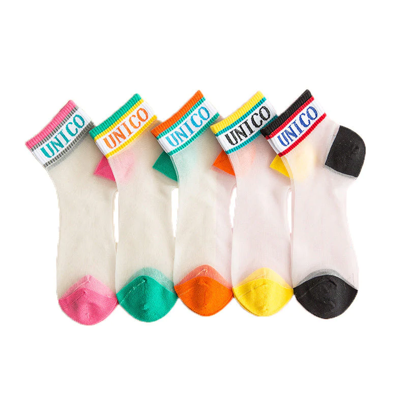 Fashion Cool Crystal Silk Socks