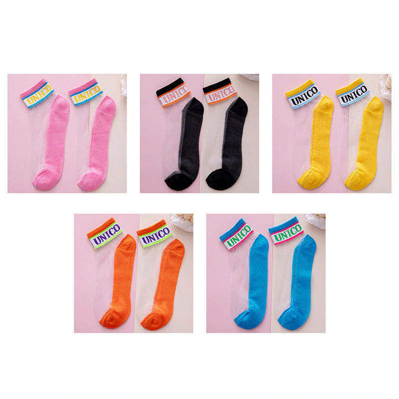 Fashion Cool Crystal Silk Socks