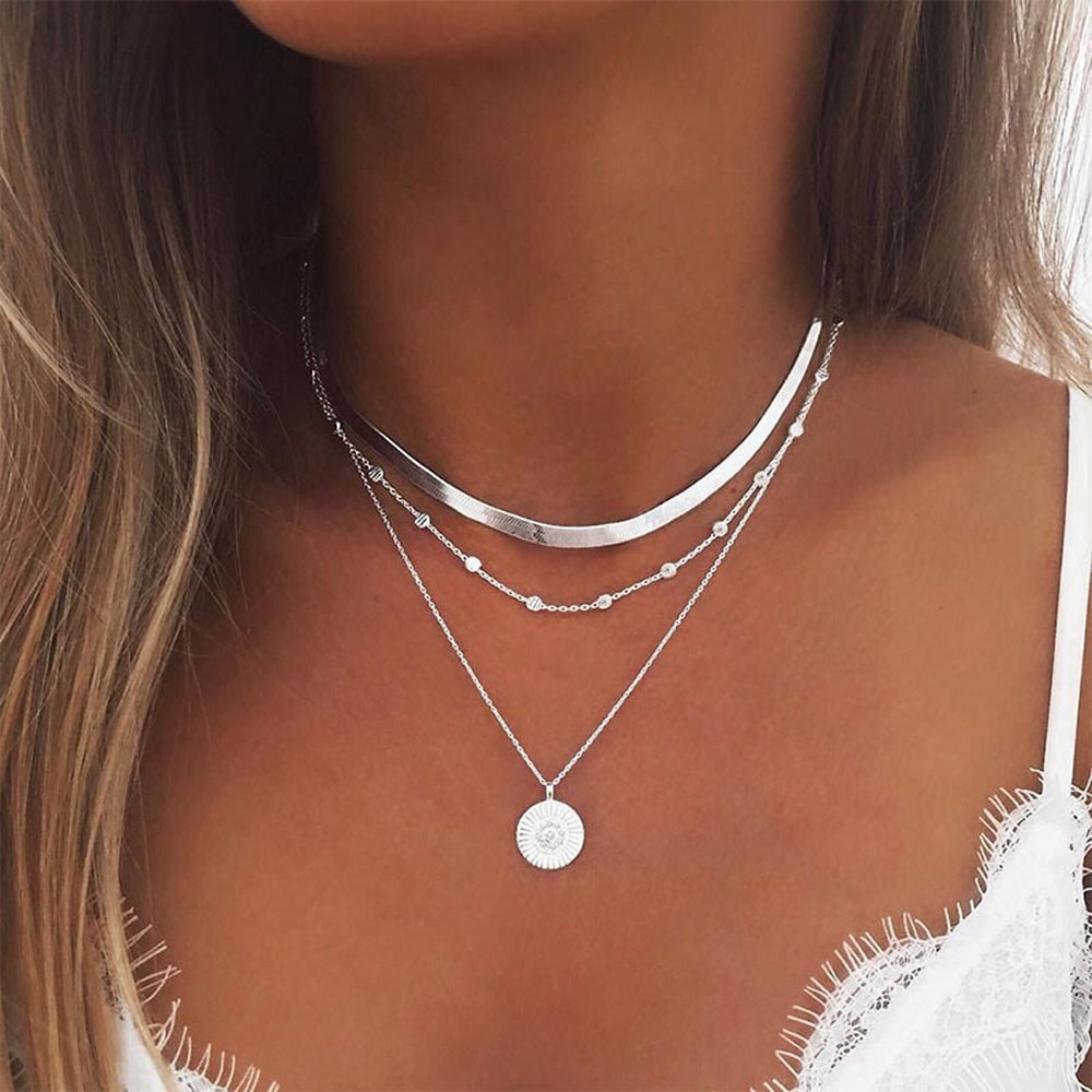 Fashionable Layered Necklace