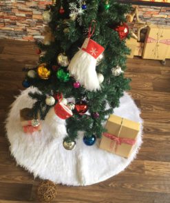 Faux Fur Christmas Tree Skirt