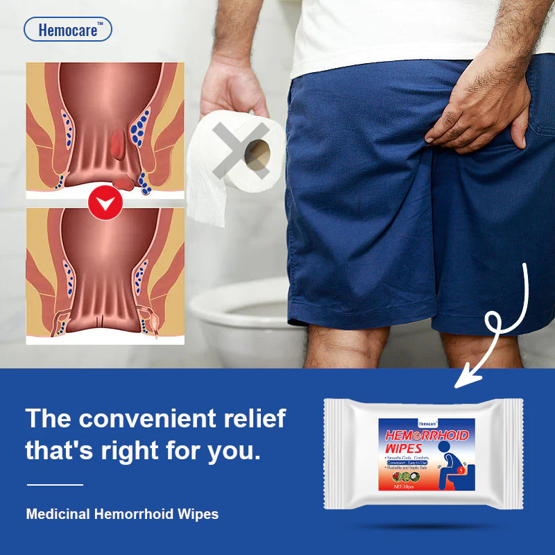 Hemocare Medicinal Hemorrhoid Wipes