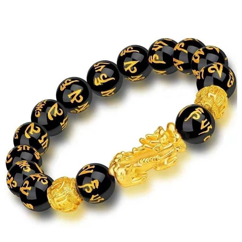 Black 24k Piao Gold Bracelet