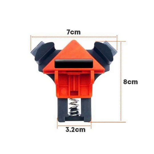 Fixed Adjustable Right Angle Clip