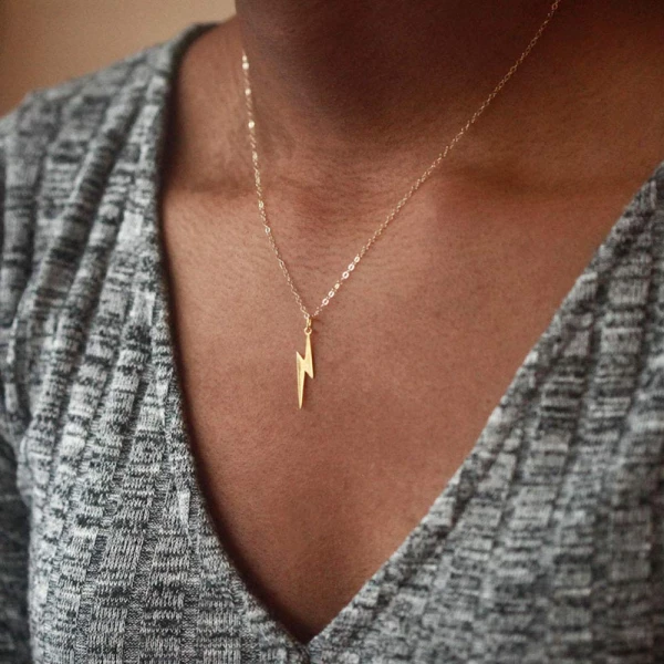 Flash Lightning Bolt Necklace