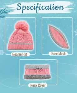 Fleece Lined Beanie with Warm Face Cover