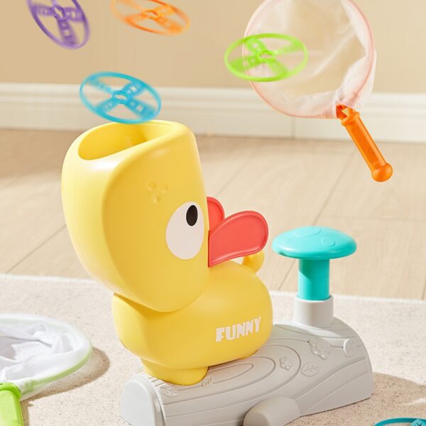 Flying Disc Launcher Toy for Kids