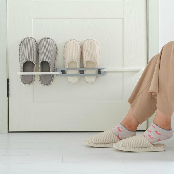 Drill-Free Slippers Rack