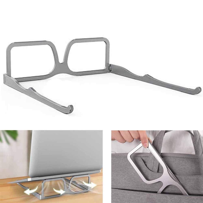 Foldable Glasses Laptop Stand