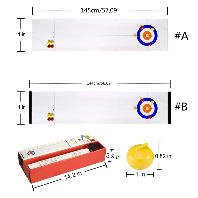 Begoodmind Tabletop Curling Game