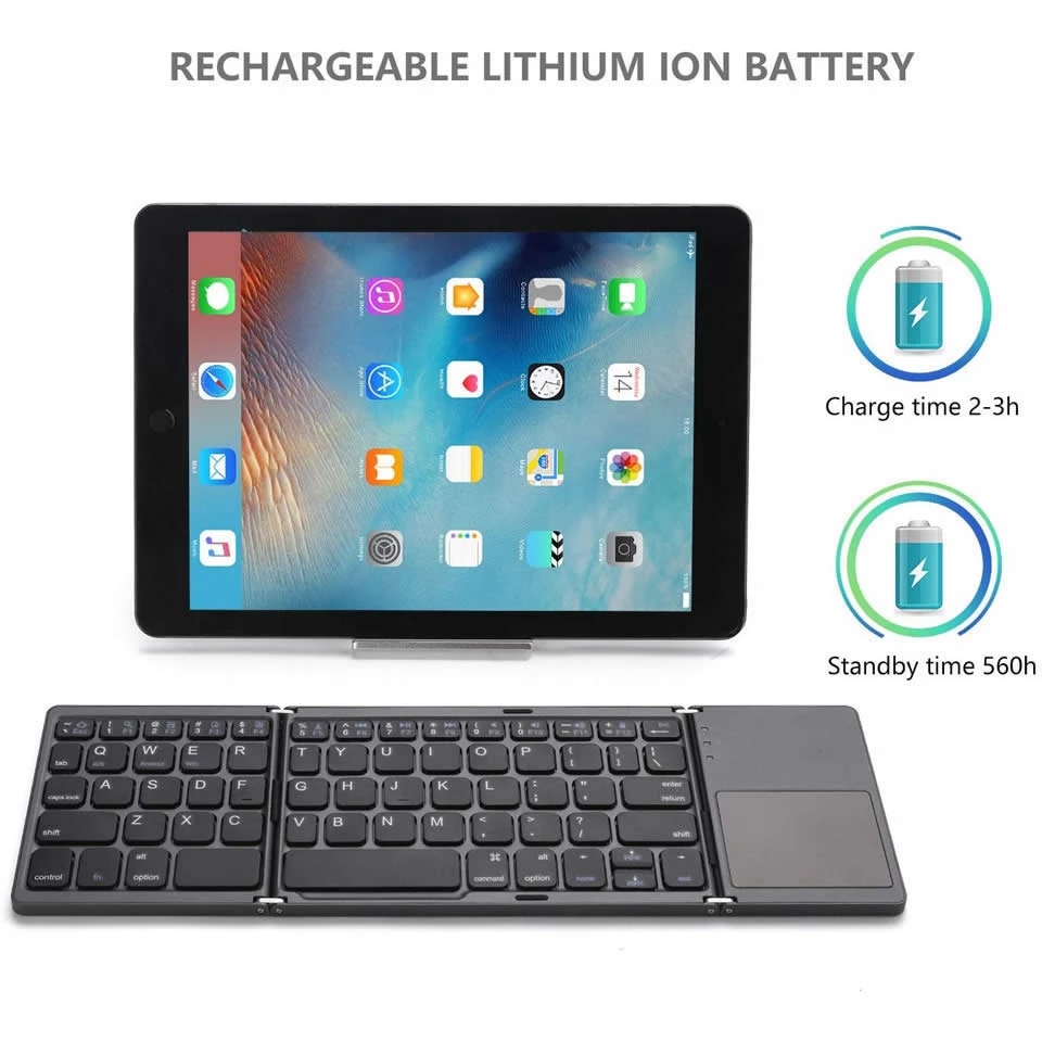 Foldable Mini Keypad With Bluetooth