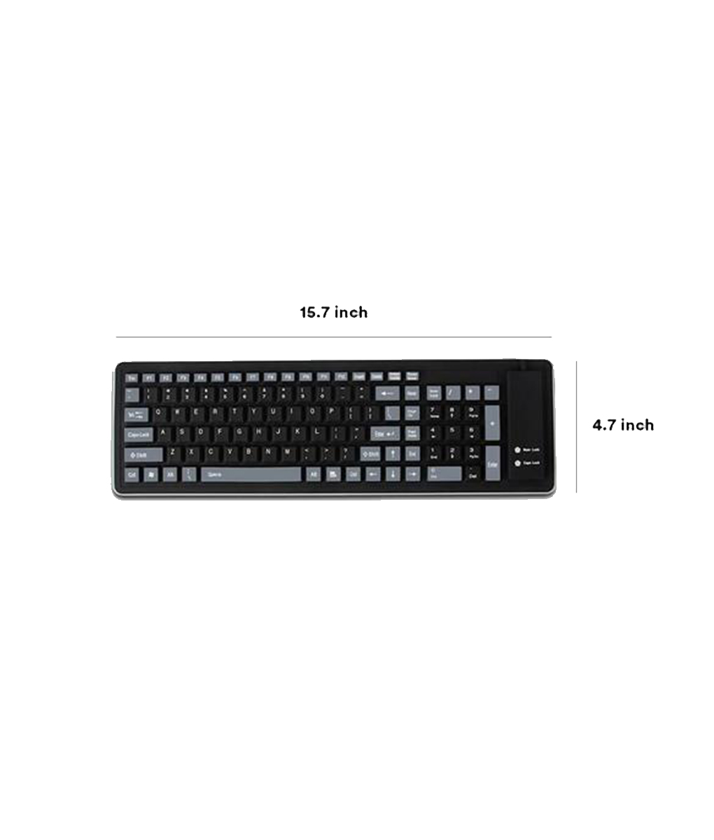 Foldable Silicone Keyboard