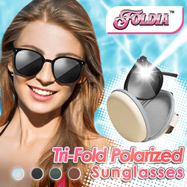 Foldia Tri-Fold Polarized Sunglasses