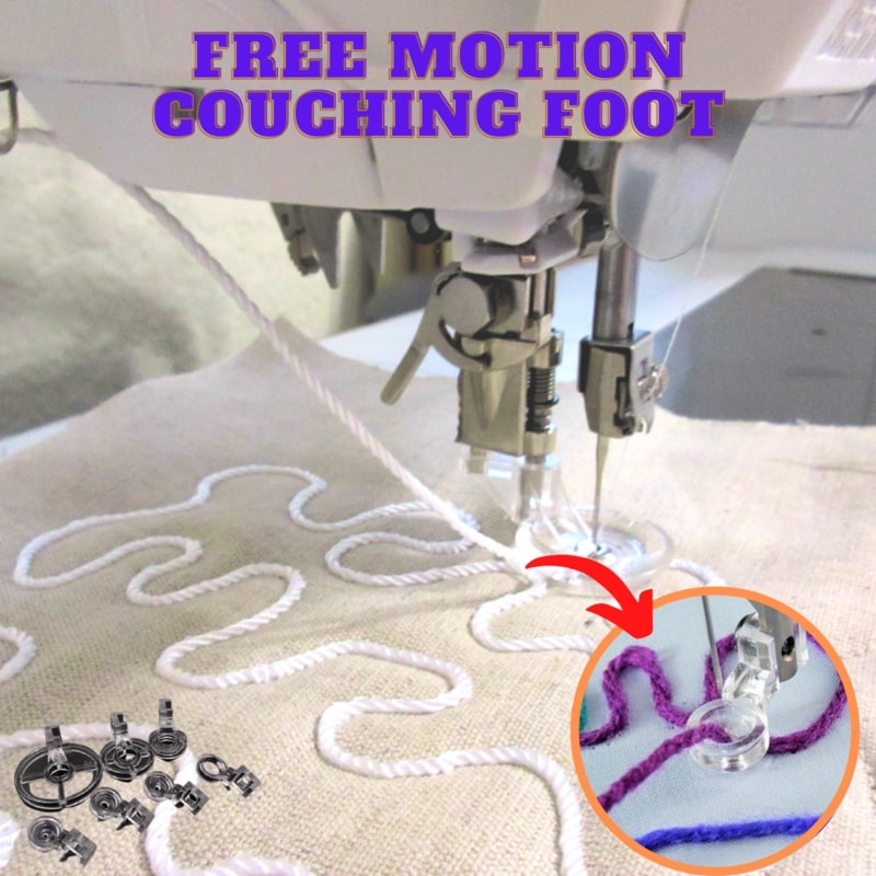 Free Motion Couching Foot