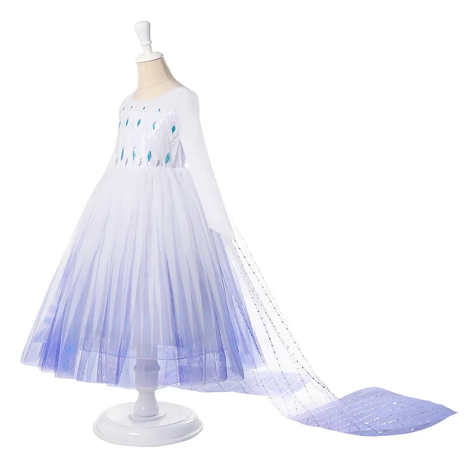 Frozen Princess Elsa Snow Queen Costume for Kids