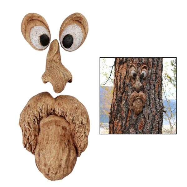 Old Man Tree Face Decoration