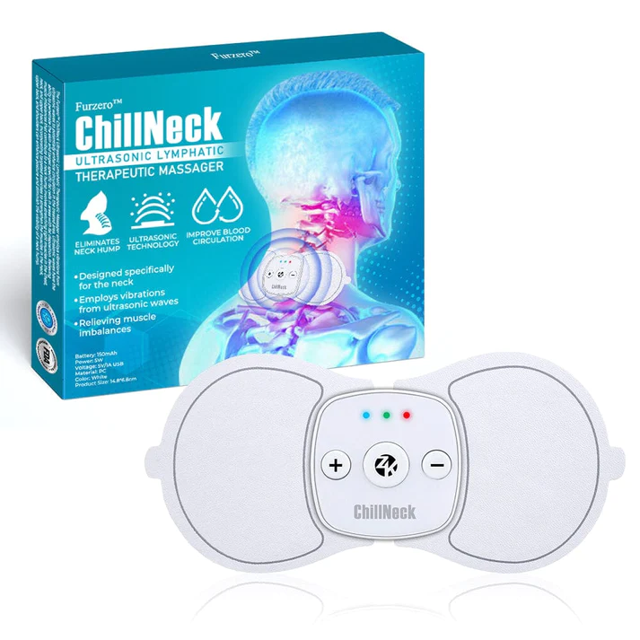 Furzero ChillNeck Ultrasonic Lymphatic Therapeutic Massager